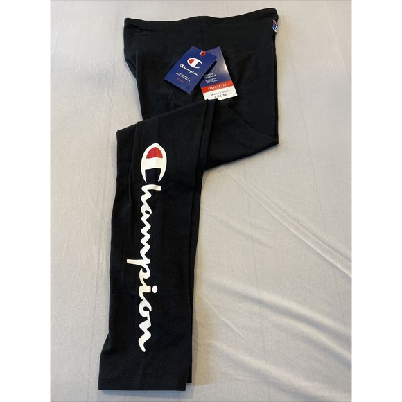 Champion Spell Out On Leg Women’s Size Small 7/8 Tight Moisture Wicking NWT - Picture 1 of 4